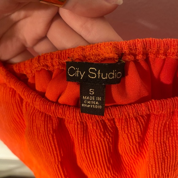 Red Ruffle Dress - Picture 4 of 4